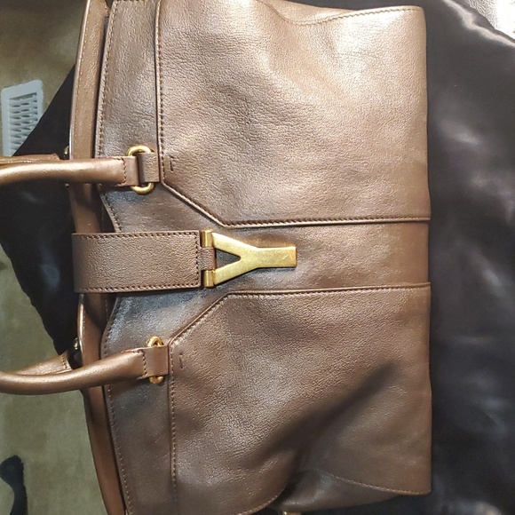 YVES SAINT LAURENT Cabas Shyc Satchel Bag Leather - Picture 5 of 16